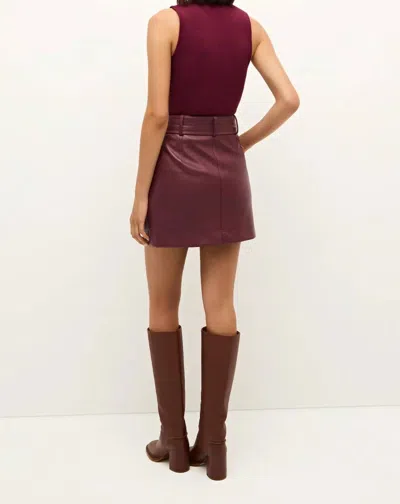 Marie Oliver Vallie Skirt In Merlot In Red