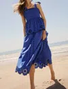 Marie Oliver Vandy Skirt In Iris In Blue