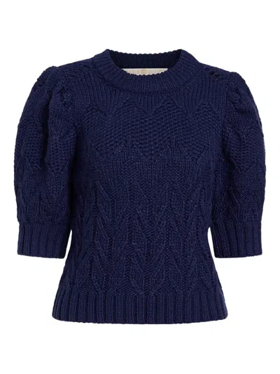 Marie Oliver Vayda Sweater In Blue