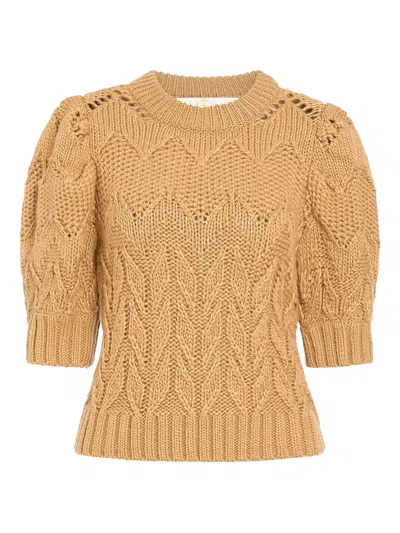 Marie Oliver Vayda Sweater In Brown