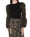 Marie Oliver Velara Top In Plume Emb In Multi