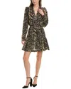 Marie Oliver Velma Silk-blend Dress In Red