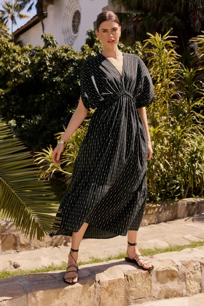 Marie Oliver Venus Caftan In Black