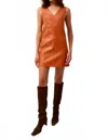 Marie Oliver Violette Dress In Brandy In Brown