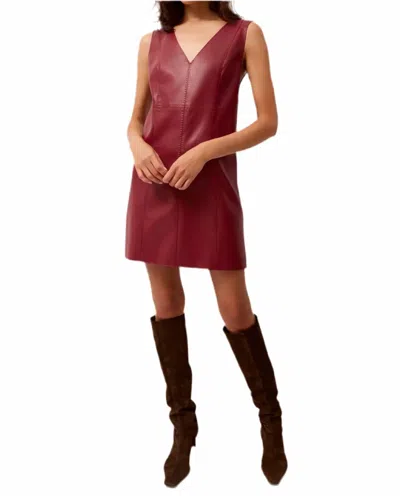 Marie Oliver Violette Mini Dress In Brick In Red
