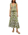 Marie Oliver Whitley Empire Waist Dress In Em Whisper