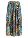 Marie Oliver Wilson Pleated Floral-print Skirt In Multi