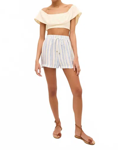 Marie Oliver Women's Ana Beach Short In Agua In Neutral