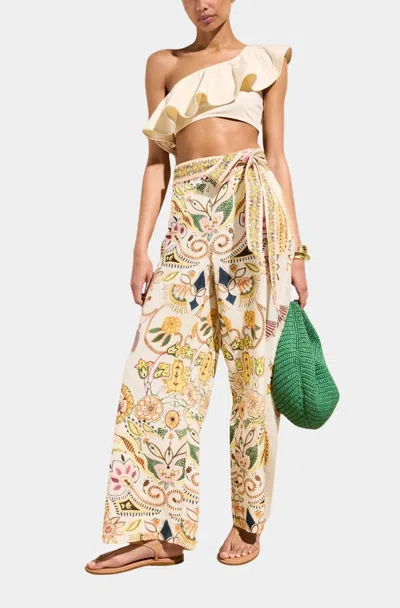 Marie Oliver Bennett Floral Print Trousers In Multi