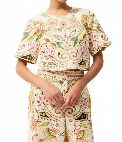 Marie Oliver Drew Floral Top In Multi