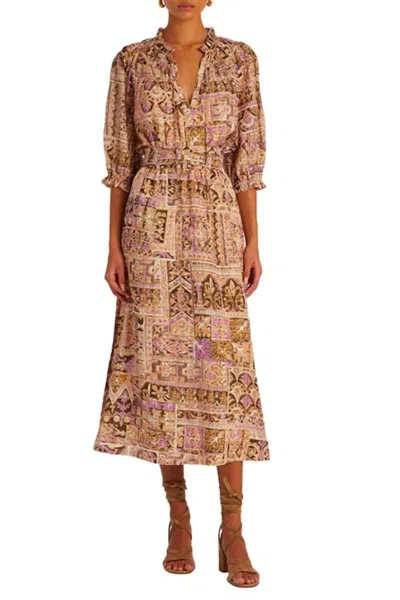 Marie Oliver Women's Estine Wrap Skirt In Amethyst Tile In Multi