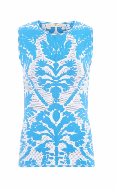 Marie Oliver Women Melba Tank In Cayman In Blue