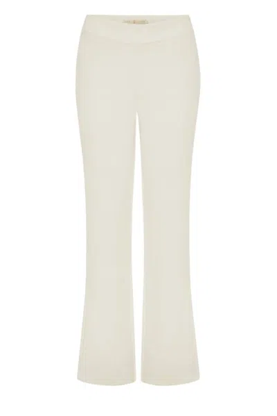 Marie Oliver Women's Mia Slim Pant In Bone In Beige