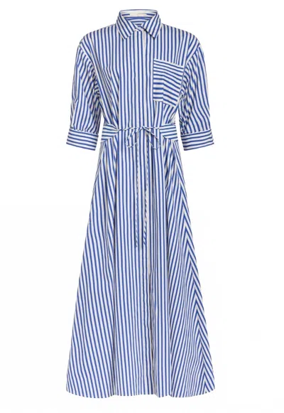 Marie Oliver Quindra Maxi Dress In Blue