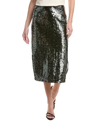 Marie Oliver Wray Midi Skirt In Green