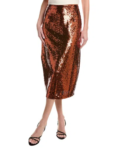 Marie Oliver Wray Midi Skirt In Red