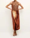 Marie Oliver Wray Sequin Skirt In Cinnamon In Brown
