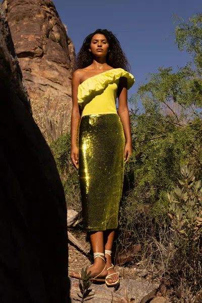 Marie Oliver Wray Skirt In Citrus