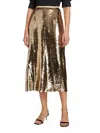 Marie Oliver Wray Skirt In Gold