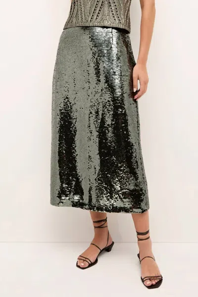 Marie Oliver Wray Skirt In Green In Multi