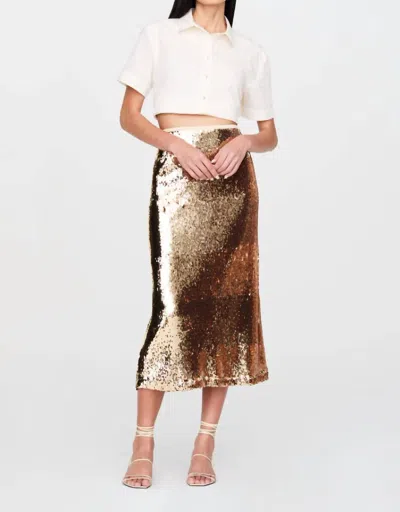 Marie Oliver Wray Skirt In Taupe