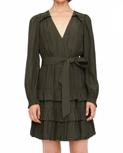 Marie Oliver Wynona Mini Dress In Rosin In Green