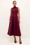 Marie Oliver Yana Dress In Burgundy
