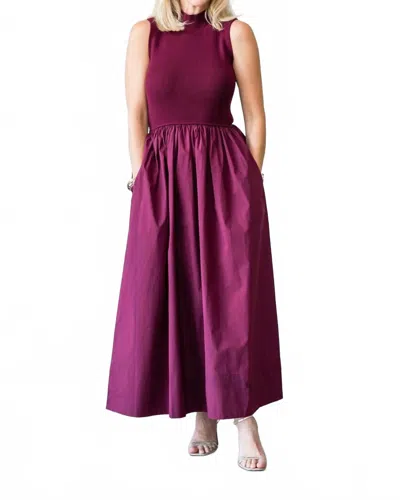 Marie Oliver Yana Maxi Dress In Potion In Purple