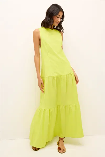 Marie Oliver Zelda Cotton Poplin Dress In Sunshine In Yellow