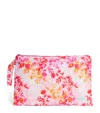 Marie Raxevsky Large Patterned Waterproof Pouch In Pink