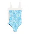 Marie Raxevsky Printed Swimsuit In Blue