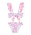 Marie Raxevsky Tie-knot Bikini In Pink