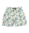 Marie Raxevsky Vintage Print Swim Shorts In Blue