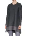 Marie Saint Pierre Billian Tunic In Grey Mixte/pewter In Grey