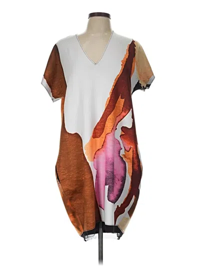 Pre-owned Marie Saint Pierre Casual Dress In Brown