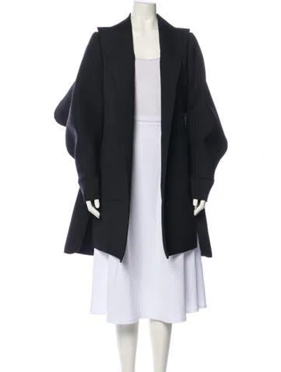 Pre-owned Marie Saint Pierre Coat In Black