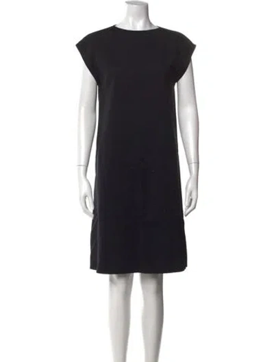 Pre-owned Marie Saint Pierre Crew Neck Knee-length Dress In Multi