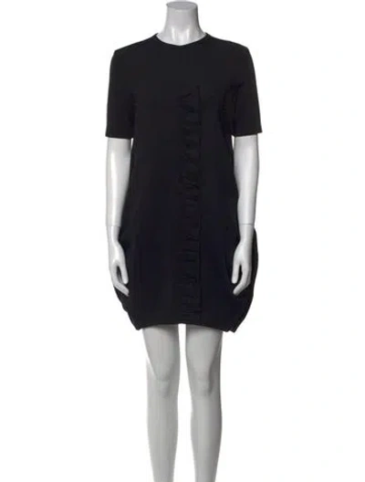 Pre-owned Marie Saint Pierre Crew Neck Mini Dress In Multi