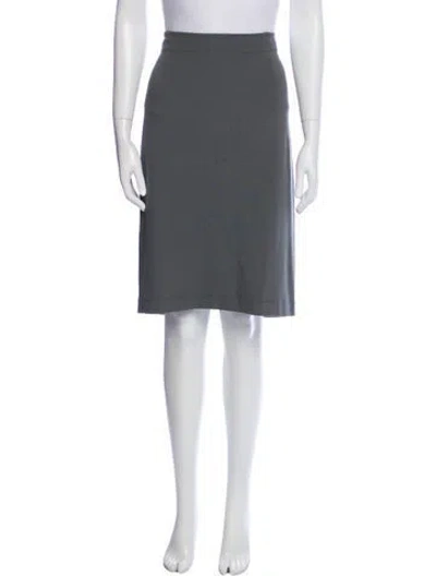 Pre-owned Marie Saint Pierre Knee-length Skirt In Gray