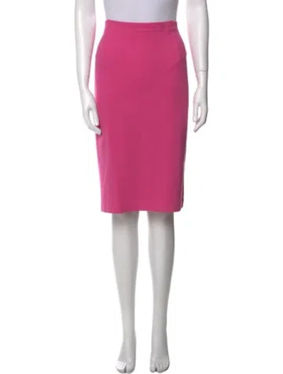 Pre-owned Marie Saint Pierre Knee-length Skirt In Pink