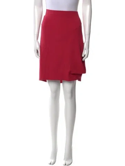 Pre-owned Marie Saint Pierre Knee-length Skirt In Red