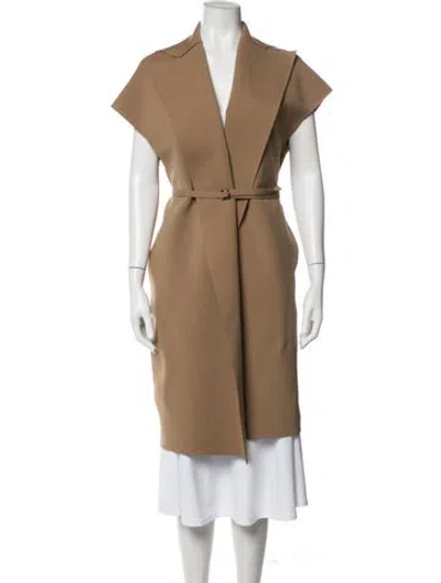 Pre-owned Marie Saint Pierre Nylon Coat In Brown