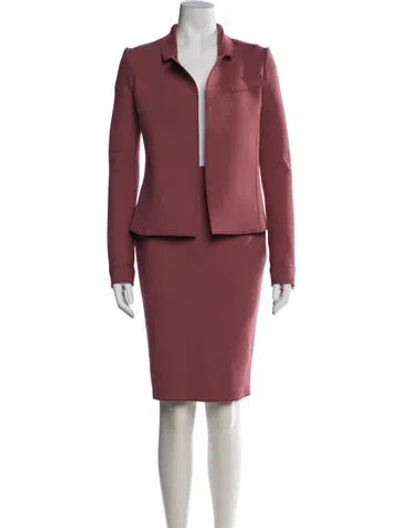 Pre-owned Marie Saint Pierre Skirt Set In Pink
