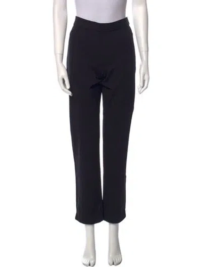 Pre-owned Marie Saint Pierre Straight Leg Pants In Black