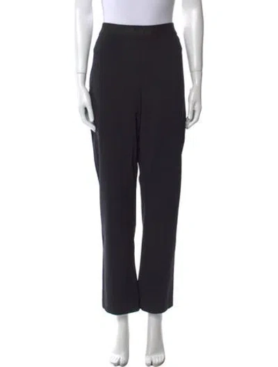 Pre-owned Marie Saint Pierre Straight Leg Pants In Black