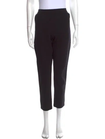 Pre-owned Marie Saint Pierre Straight Leg Pants In Black