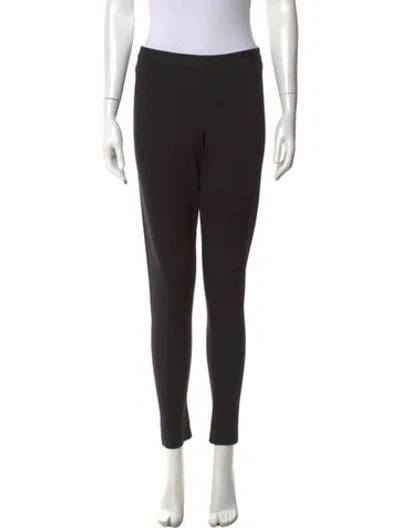 Pre-owned Marie Saint Pierre Straight Leg Pants In Black