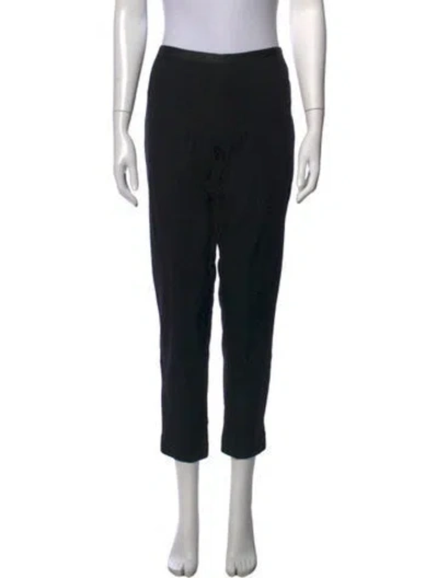 Pre-owned Marie Saint Pierre Straight Leg Pants In Black