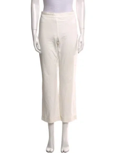 Pre-owned Marie Saint Pierre Straight Leg Pants In Neutral