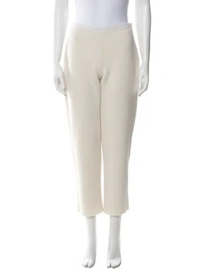 Pre-owned Marie Saint Pierre Straight Leg Pants In Neutral